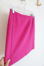 The Limited Fuchsia Wool Blend Mini Skirt | 0