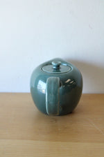 Russel Wright Steubenville Seafoam Blue Pottery Small Teapot