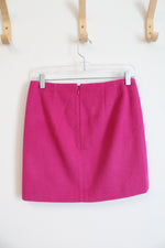 The Limited Fuchsia Wool Blend Mini Skirt | 0