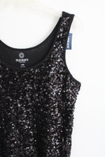 NEW Old Navy Black Sequined Tank | L