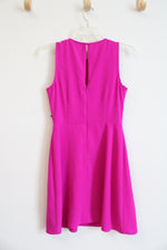 Laundry By Shelli Segal Fuchsia Lace Overlay A-Line Dress | 2