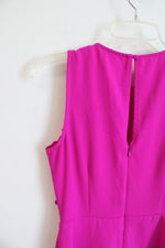 Laundry By Shelli Segal Fuchsia Lace Overlay A-Line Dress | 2