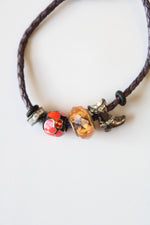 Pandora Cowgirl Boot Charm Rope Bracelet