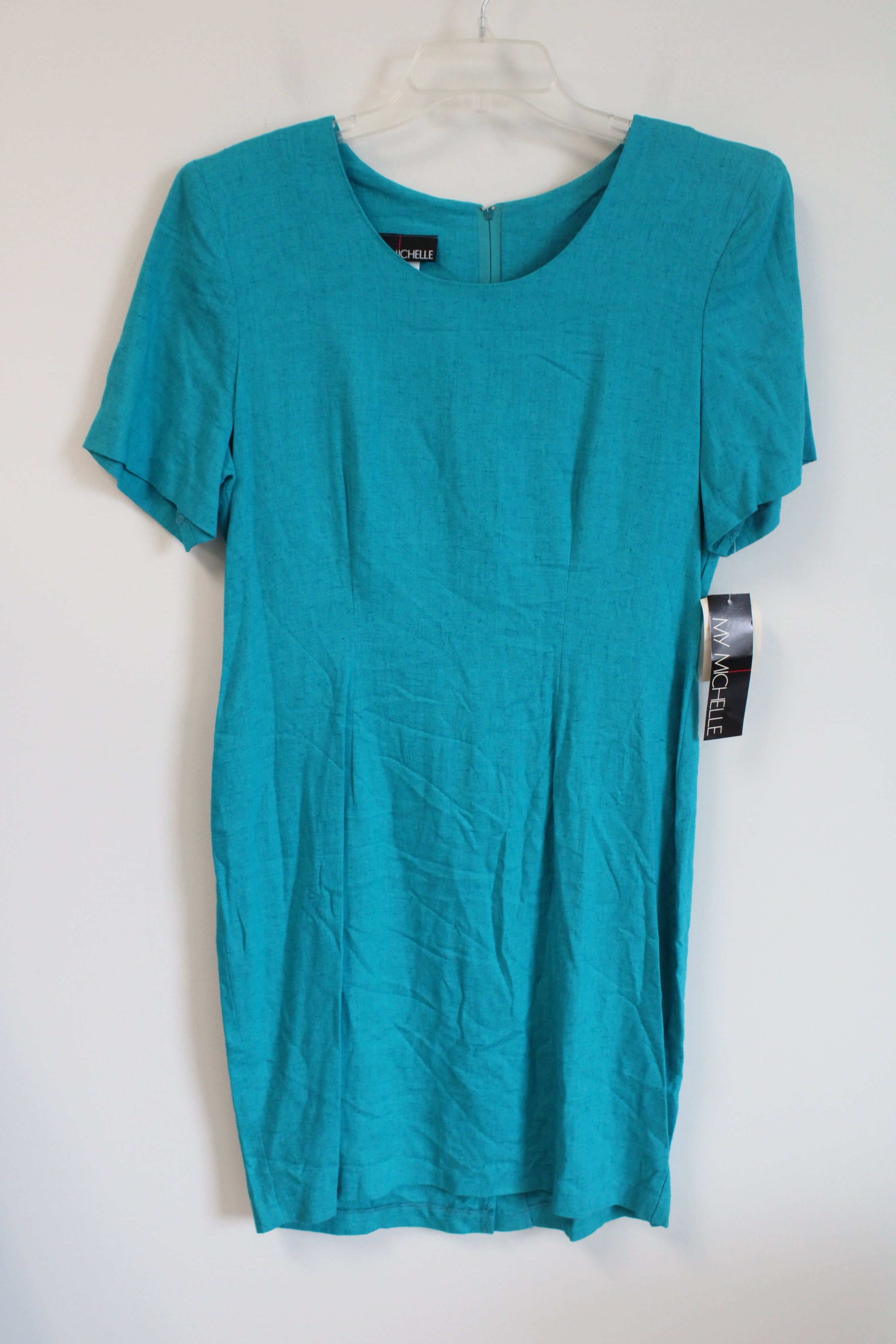 New My Michelle Blue Vintage Dress