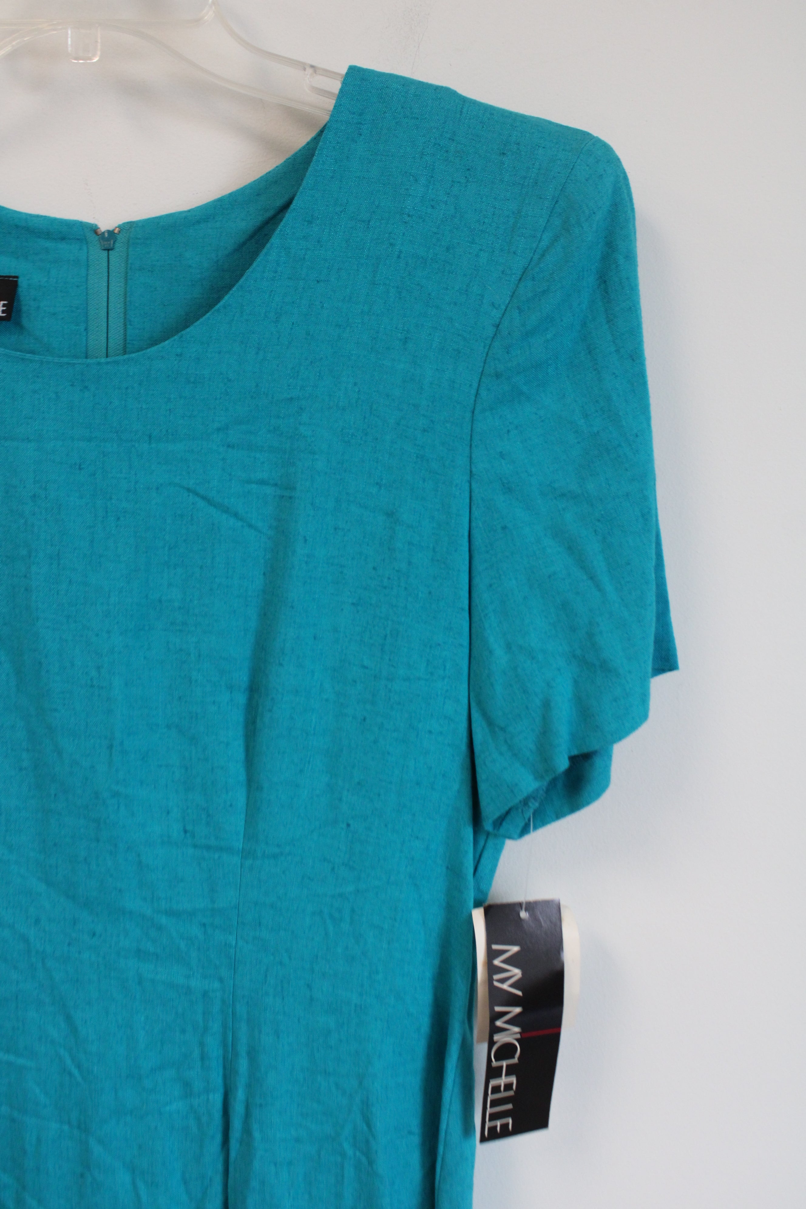 New My Michelle Blue Vintage Dress