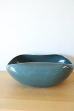 Russel Wright Steubenville Seafoam Blue Pottery Vegetable Bowl