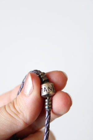 Pandora Cowgirl Boot Charm Rope Bracelet