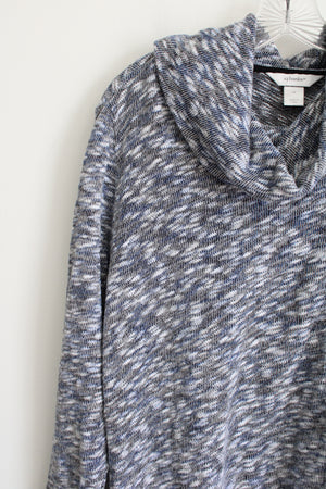 CJ Banks Blue Gray Knit Sweater | 1X