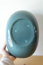Russel Wright Steubenville Seafoam Blue Pottery Vegetable Bowl