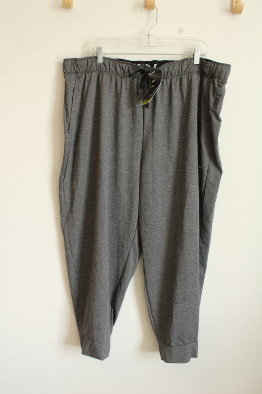 New Nike Dry Gray Jogger Capris | 2XL
