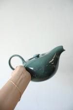 Russel Wright Steubenville Seafoam Blue Pottery Teapot