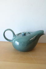 Russel Wright Steubenville Seafoam Blue Pottery Teapot