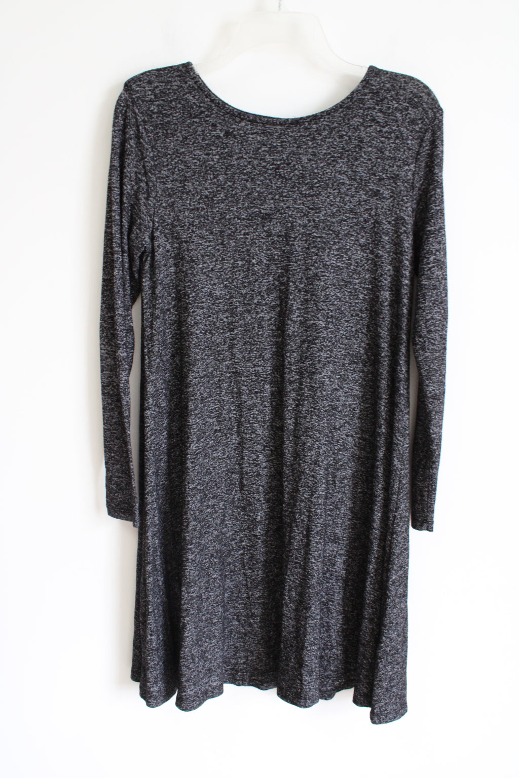 Old Navy Charcoal Gray Heathered Long Sleeved Dress | S