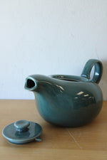 Russel Wright Steubenville Seafoam Blue Pottery Teapot