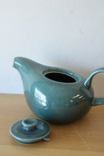 Russel Wright Steubenville Seafoam Blue Pottery Teapot