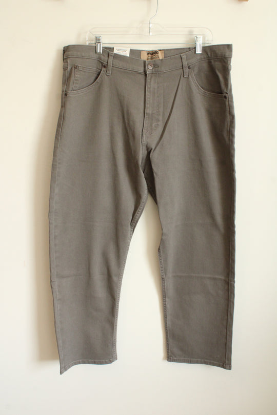 NEW Wrangler Gray Straight Leg Jeans | 38x29
