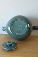 Russel Wright Steubenville Seafoam Blue Pottery Teapot