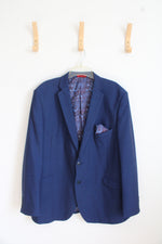 Adolfo Navy Blue Suit Jacket Blazer | 48