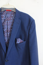 Adolfo Navy Blue Suit Jacket Blazer | 48