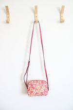 Coach Hot Pink Vintage Daisy Print Mini Crossbody Camera Bag