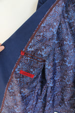 Adolfo Navy Blue Suit Jacket Blazer | 48