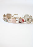 Speckled Stone Sterling Silver Toggle Chain Bracelet