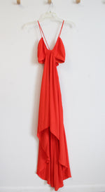NEW BCBG Maxazria Alyce Orange Cut-Out High/Low Dress | XS