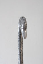 Silver Metal Etched Duck Figurine