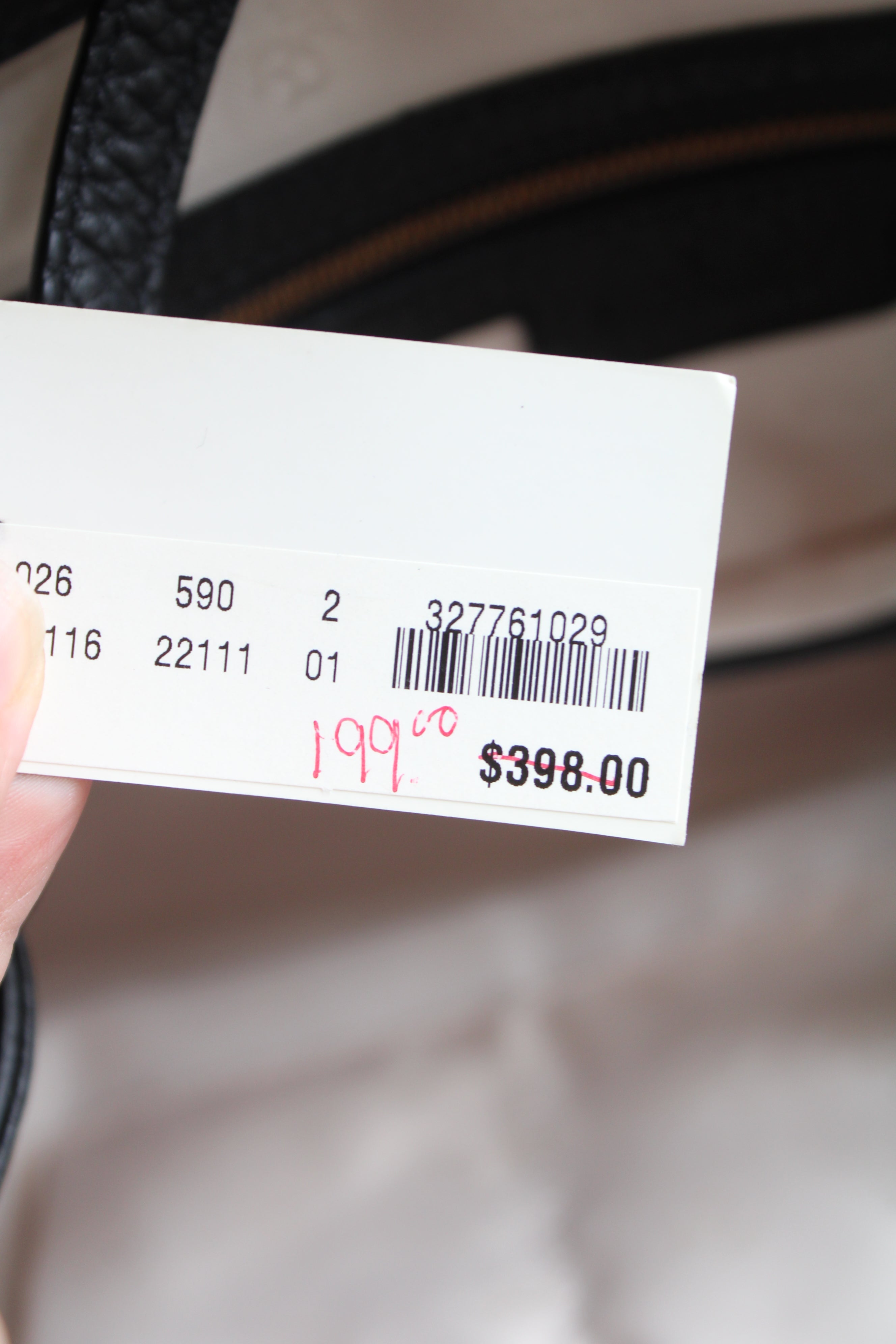 Brooks Brothers Black Leather Satchel