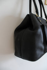 Brooks Brothers Black Leather Satchel