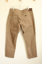 New Lee Extreme Motion Straight Fit Tapered Leg Tan Pants | 36/30