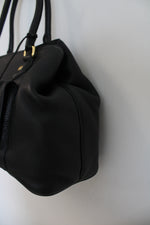 Brooks Brothers Black Leather Satchel