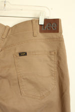 New Lee Extreme Motion Straight Fit Tapered Leg Tan Pants | 36/30