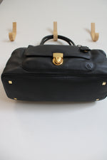 Brooks Brothers Black Leather Satchel