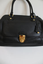 Brooks Brothers Black Leather Satchel