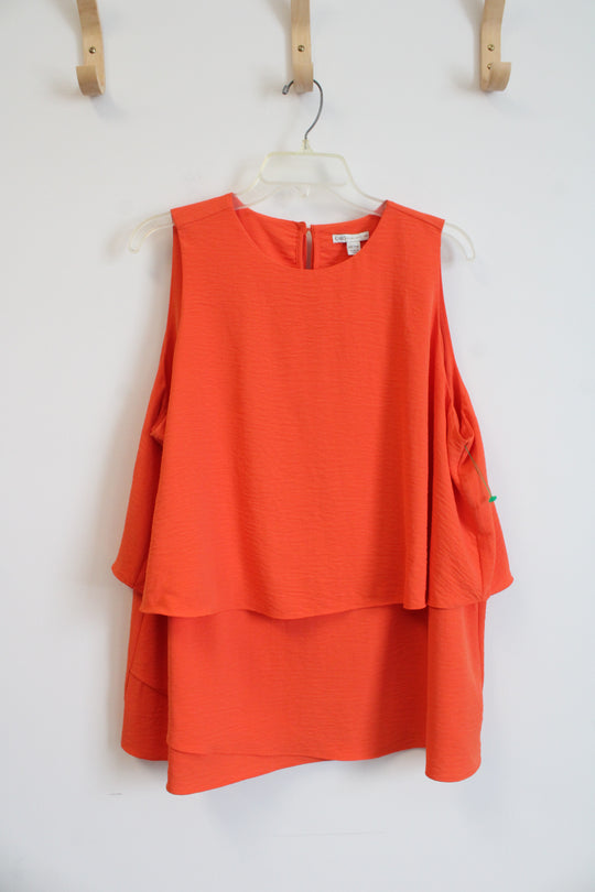 Cato Orange Layered Tank Top | 18/20W