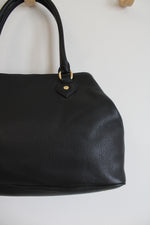 Brooks Brothers Black Leather Satchel