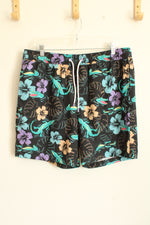 New Member's Mark Men's Floral Alligator Resort Swim Trunk | Large