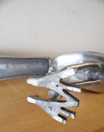 Aluminum Etched Peacock Figurine