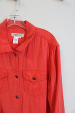 Coldwater Creek Orange Lightweight Jacket | M