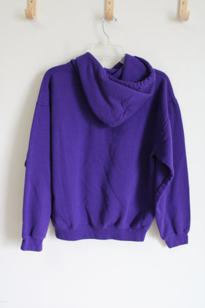 Gildan Purple Hoodie | M