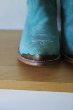 Idyllwind Miranda Lambert Turquoise Suede Ankle Cowboy Boot | Size 7
