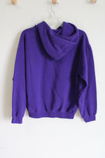 Gildan Purple Hoodie | M