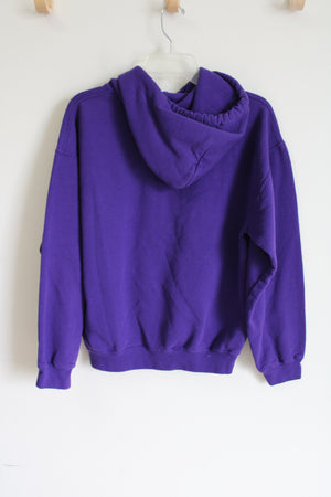 Gildan Purple Hoodie | M