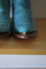 Idyllwind Miranda Lambert Turquoise Suede Ankle Cowboy Boot | Size 7