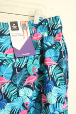 New Members Mark Blue with Flamingo Resort Swim Trunk | XXL