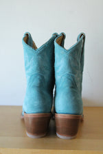 Idyllwind Miranda Lambert Turquoise Suede Ankle Cowboy Boot | Size 7