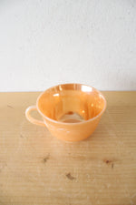 Fire-King Lustre Orange Teacup