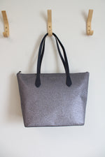 Kate Spade Joeley Dusty Navy Glitter Large Tote Bag