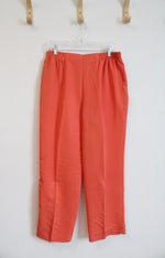 NEW Alfred Dunner Tuscan Sunset Orange Pants | 16